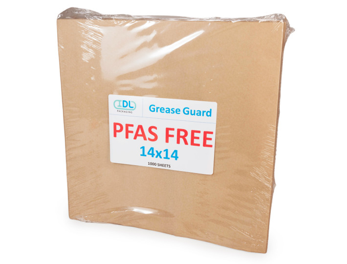 14" x 14" PFAS-Free, Grease-Proof Paper Sheets, Natural Kraft 14" x 14" PFAS-Free, Grease-Proof Paper Sheets, Natural Kraft